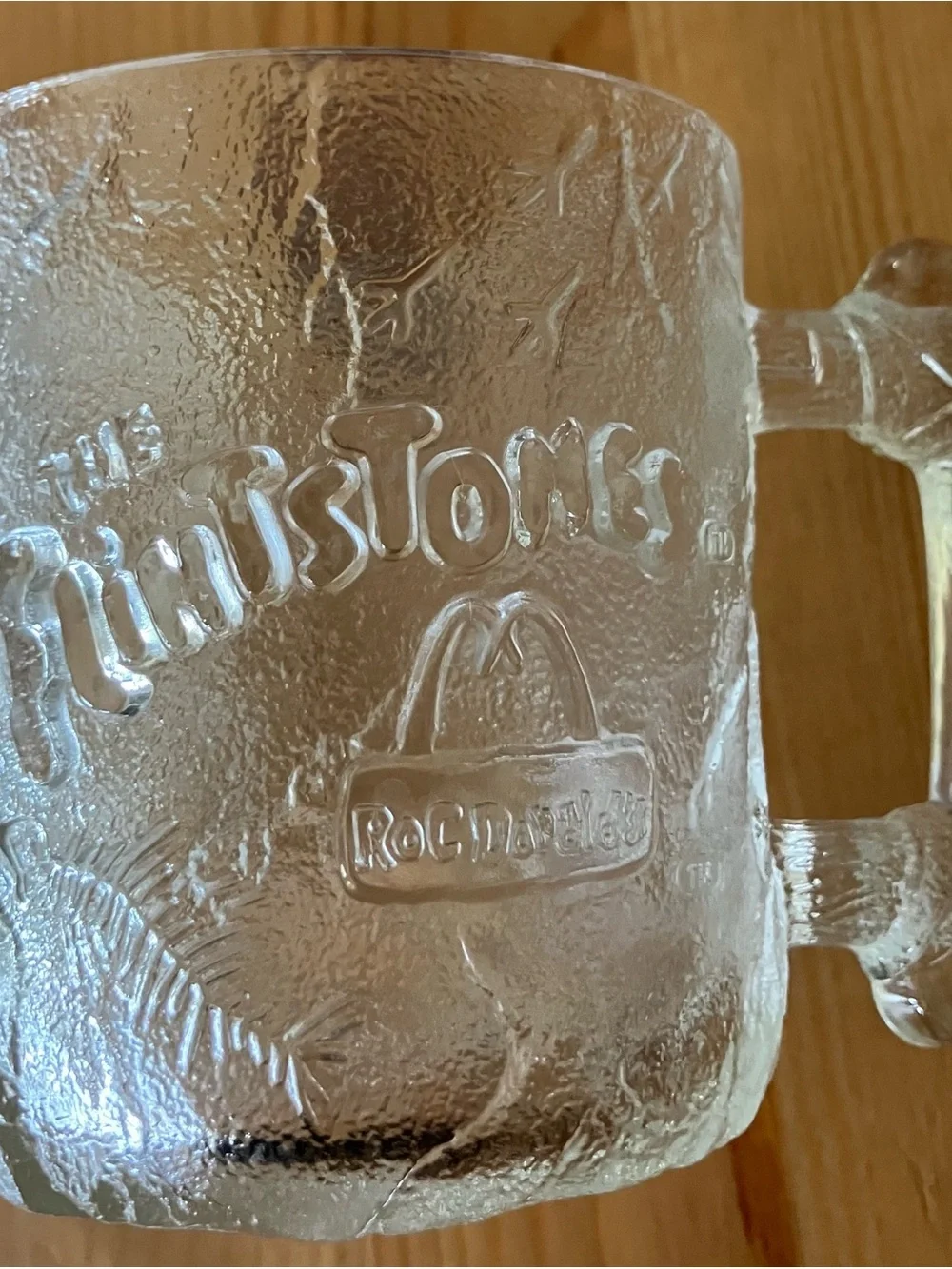 EUC Complete Set Collectable McDonalds Flintstones Glass Mug Set - Vintage 1993